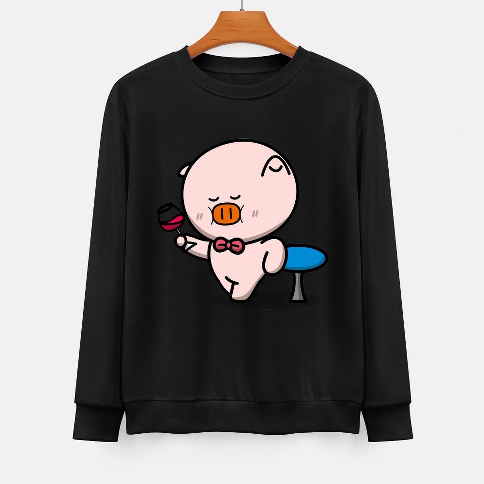 Front Patterned Long Sleeve TopBreathable Studio